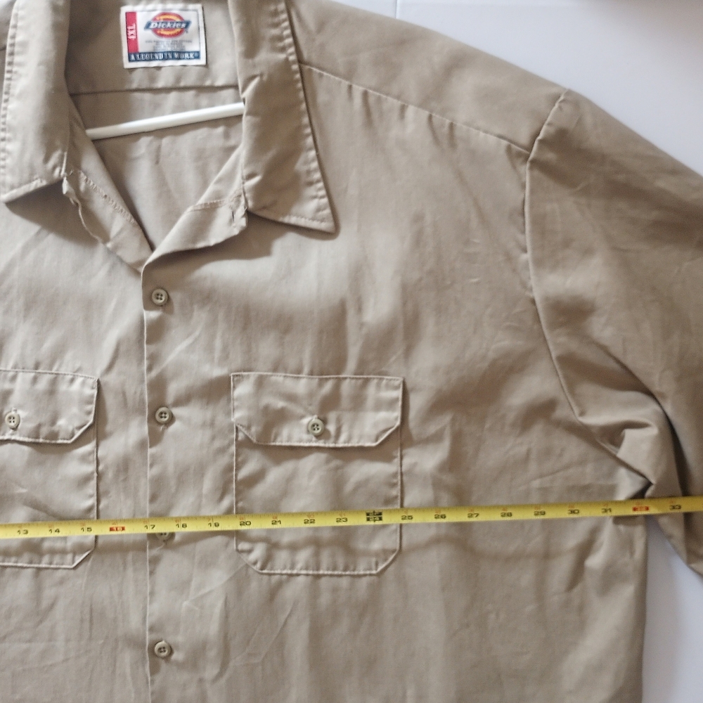 Dickies Khaki Work Shirt - Picture 3 of 4